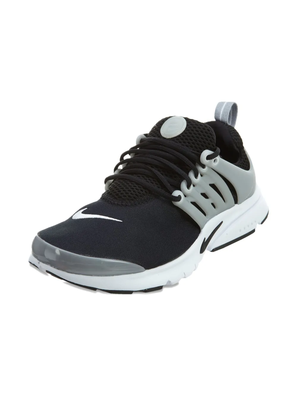 Nike Kids Presto "Black White Wolf Grey" trainers