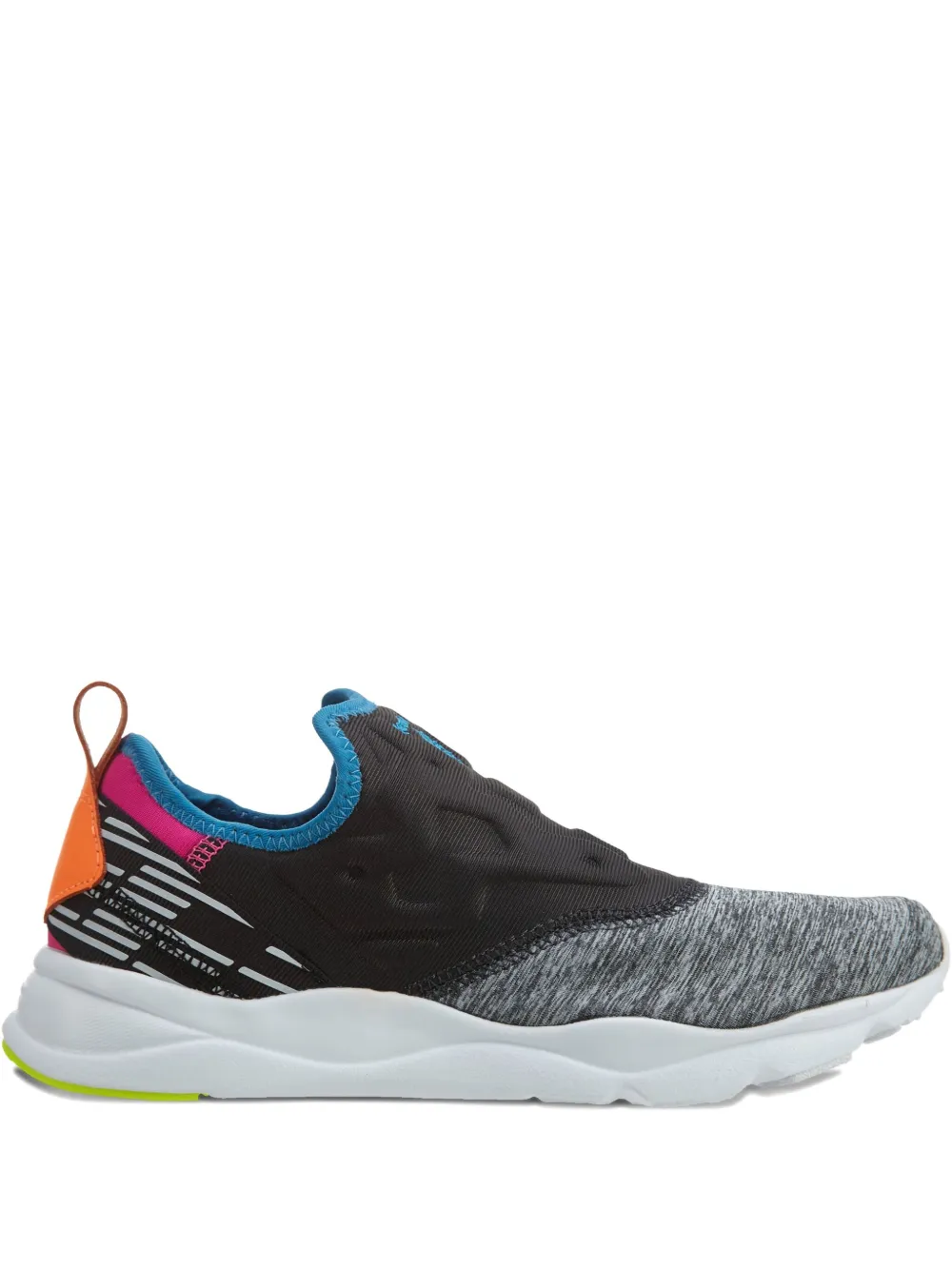 Reebok Furylite Slip-on Lux "Coal Blue Pink Peach Yellow" sneakers Black