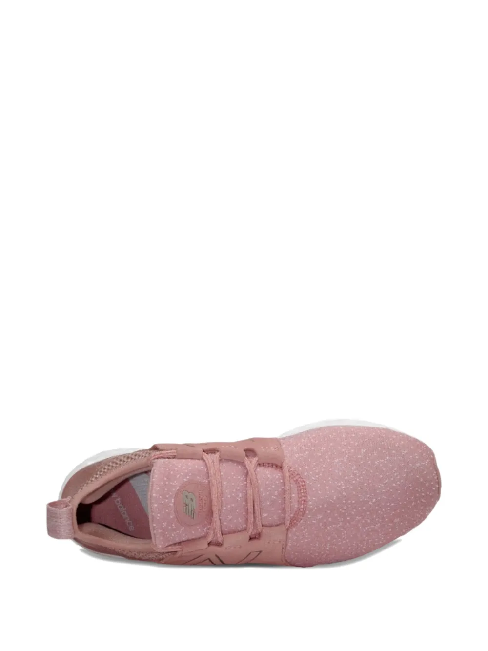 New Balance speckled suede trainers Pink