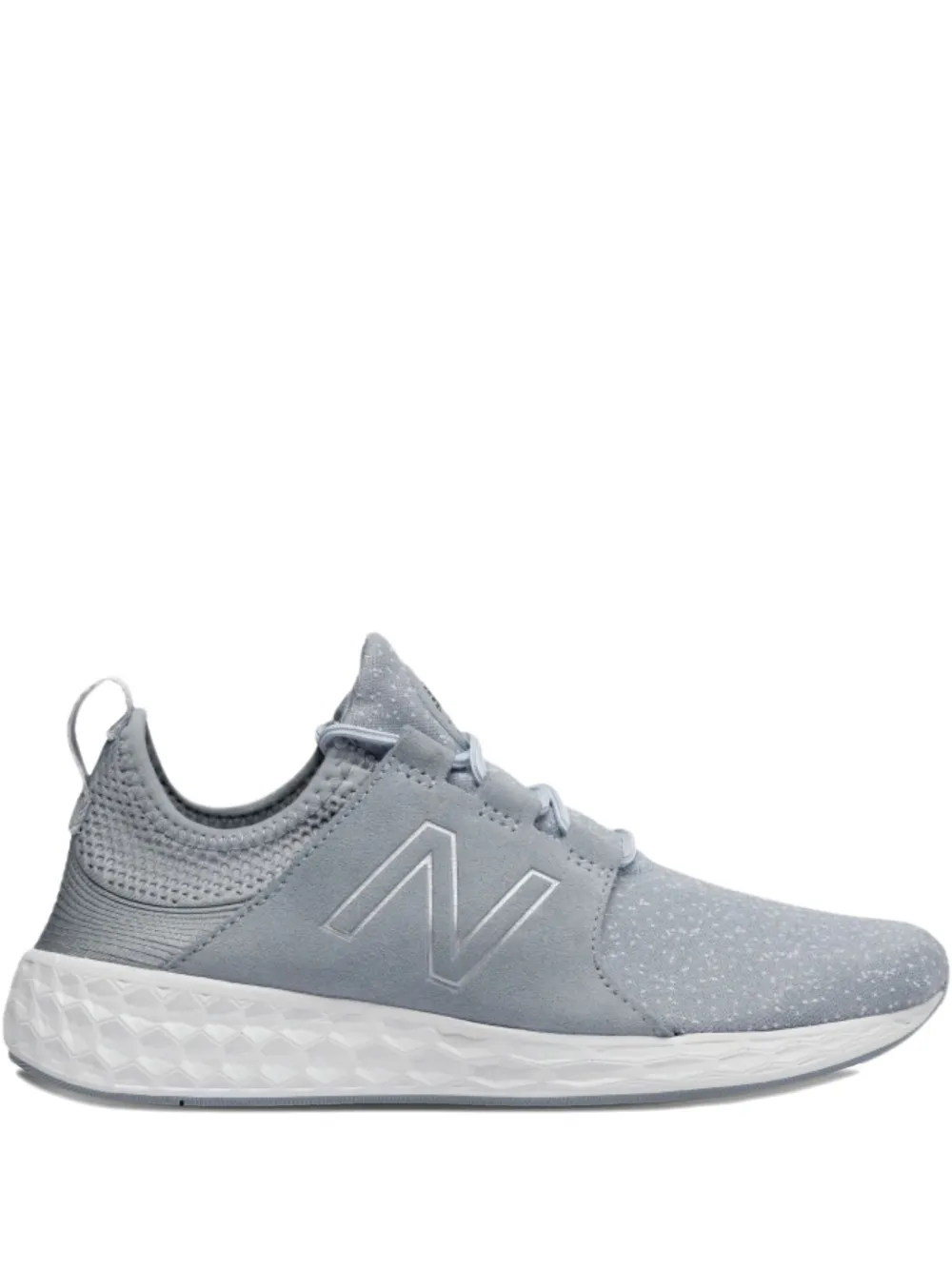 New Balance speckled fabric trainers Grey