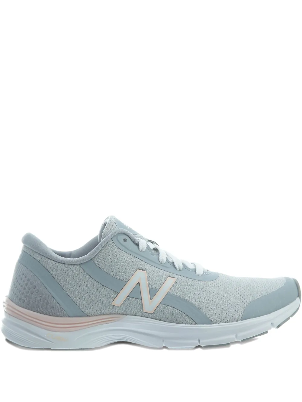 New Balance speckled fabric trainers Grey