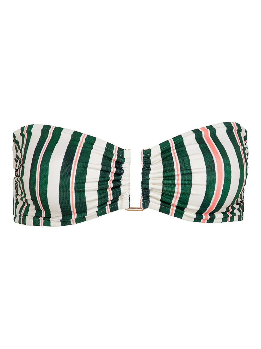Lenny Niemeyer Top bikini Rita a righe - Verde