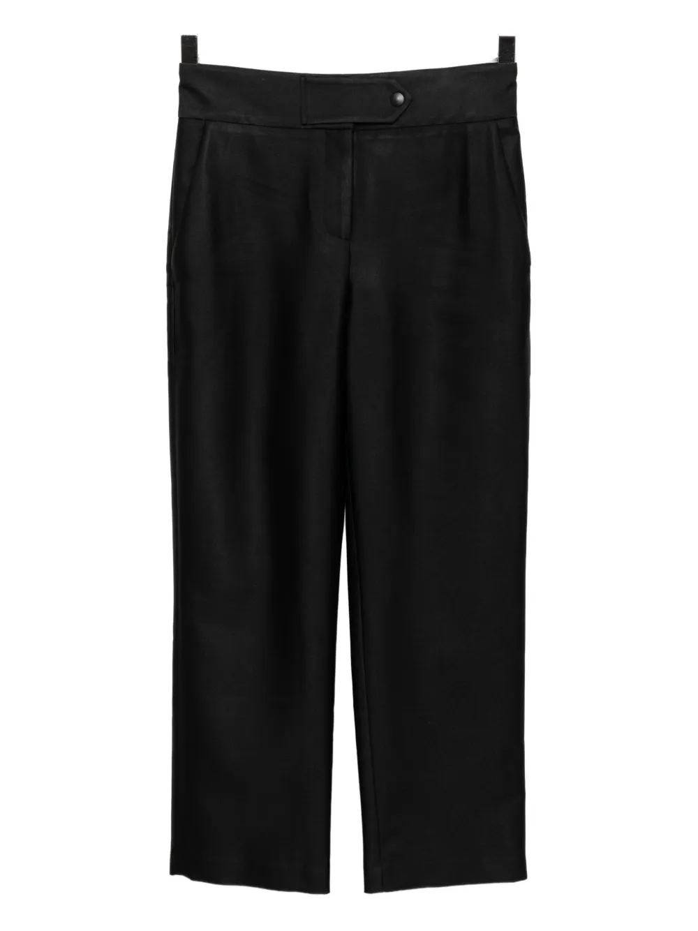 Brandon Maxwell Phoenix Tapered Trousers In Black