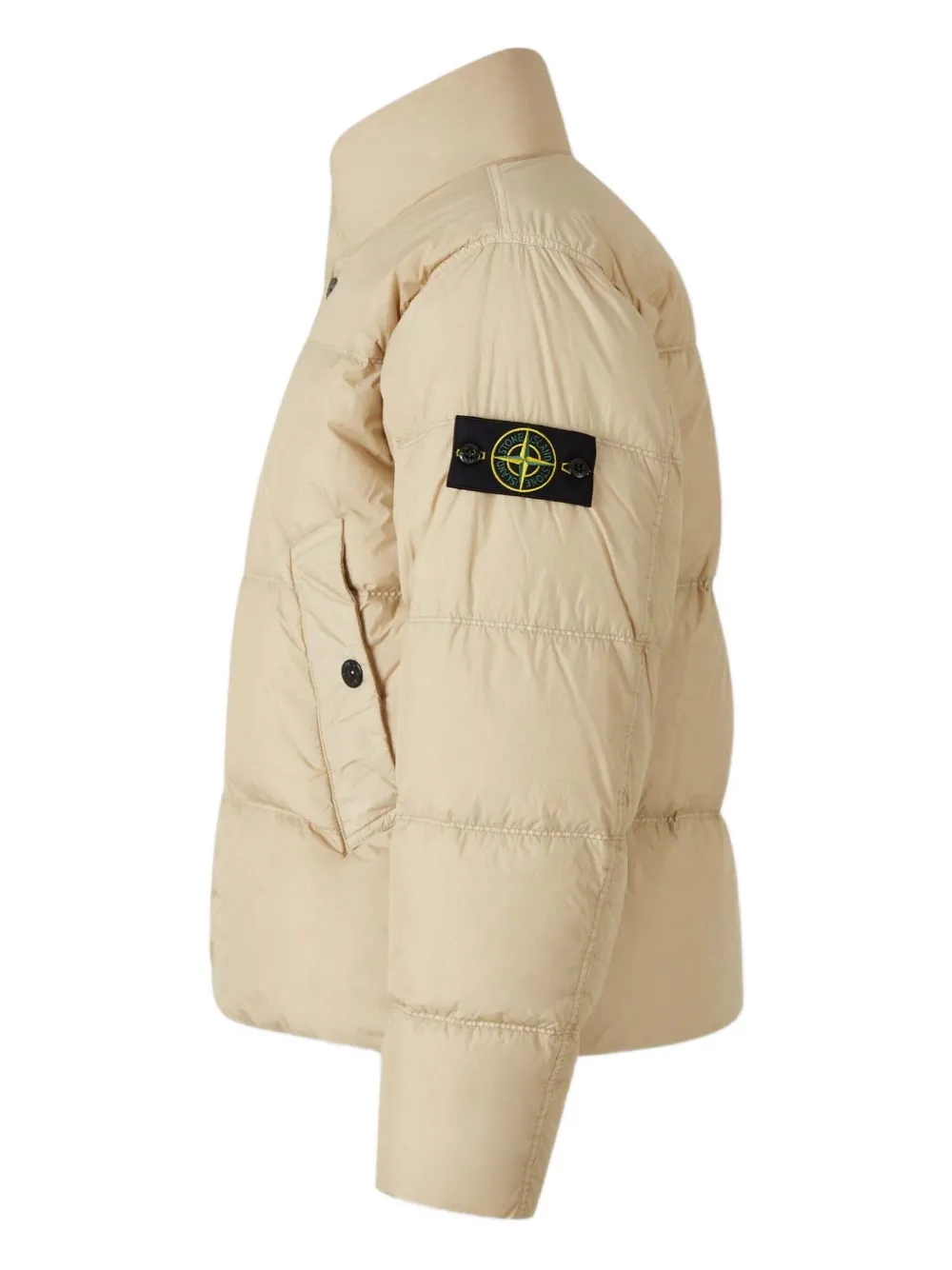 Stone Island Gewatteerd donsjack Beige