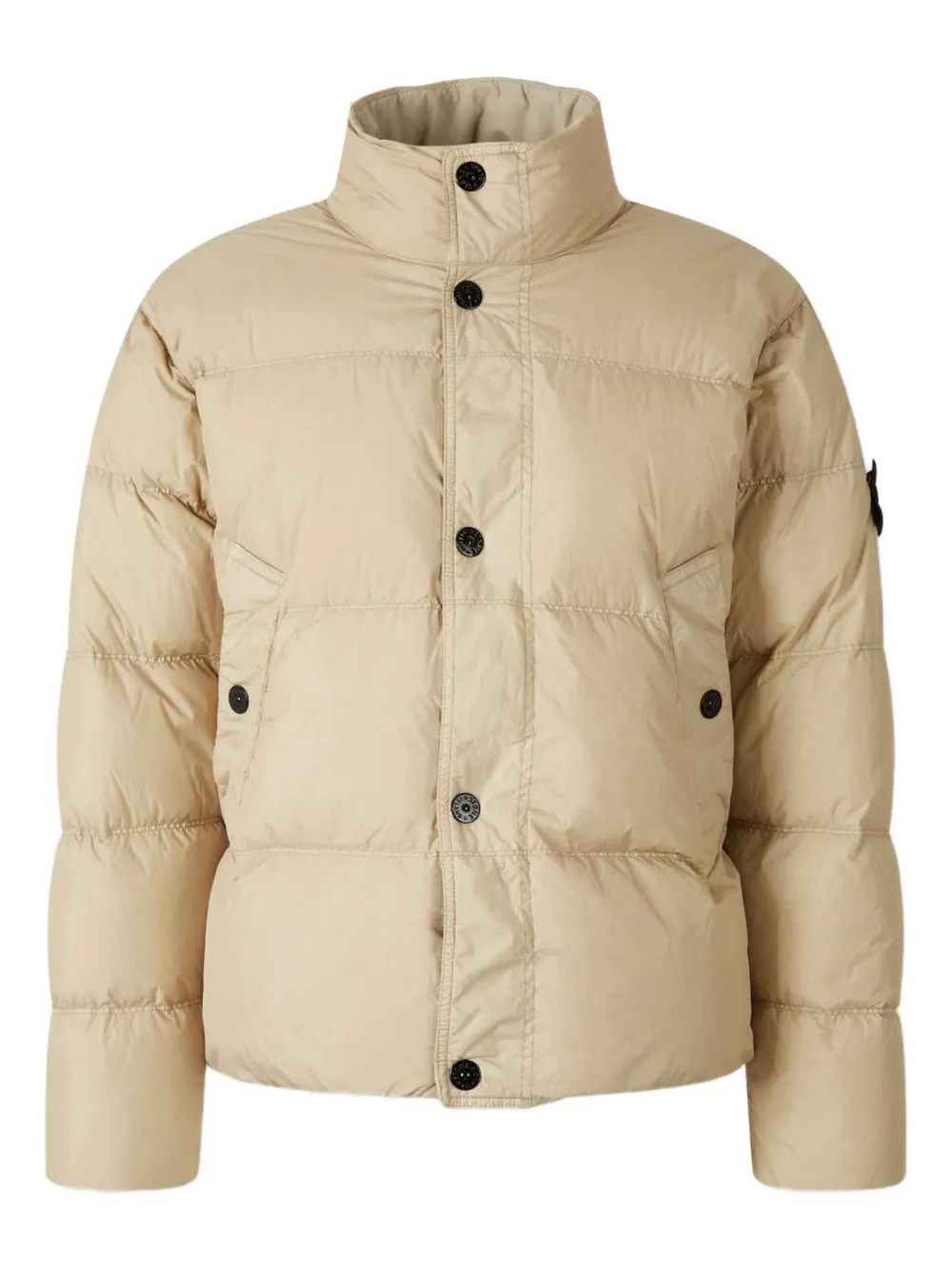 Stone Island Gewatteerd donsjack Beige