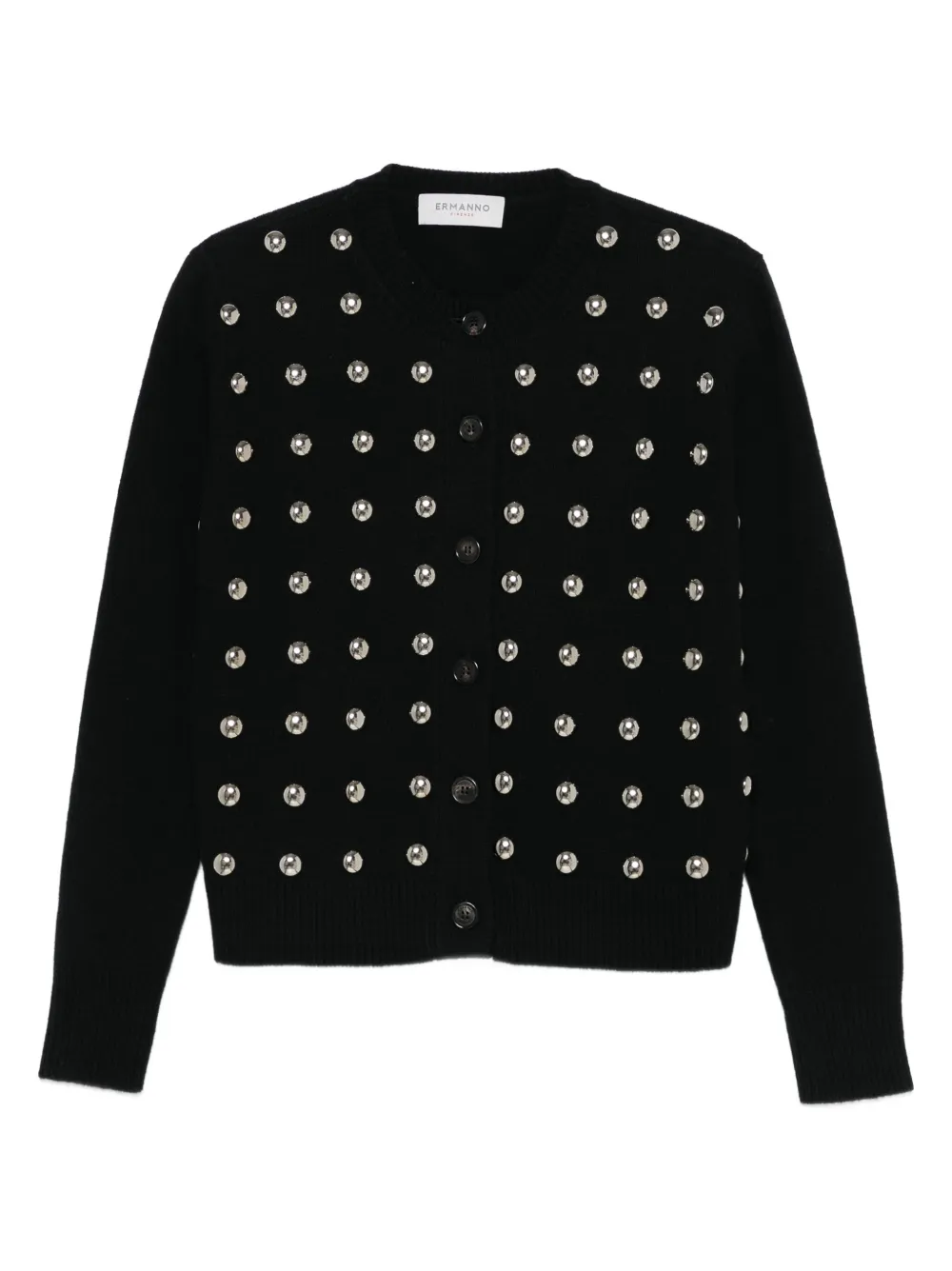 ERMANNO FIRENZE Button-up vest Zwart