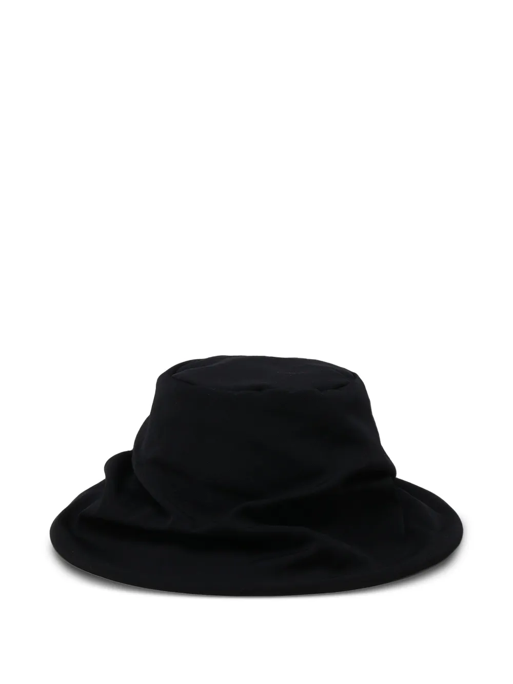 draped bucket hat