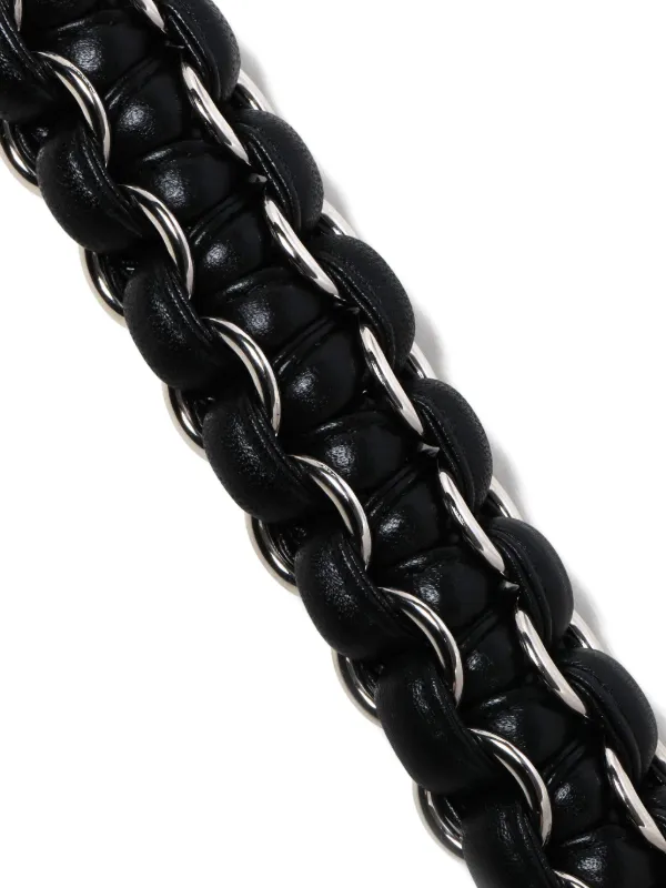 TOGA ブラック レザーベルト Toga レザーベルト | ブラック | FARFETCH JP