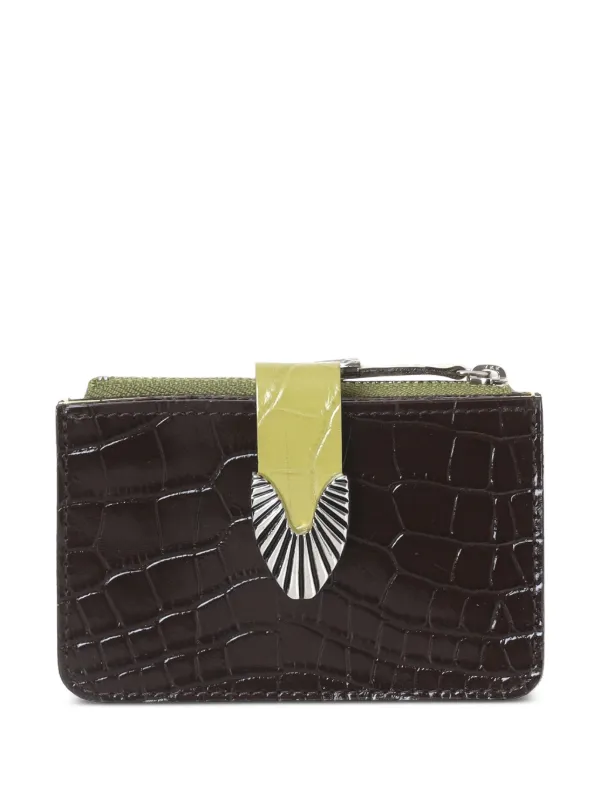 Toga クロコダイル カードケース | グリーン | FARFETCH JP