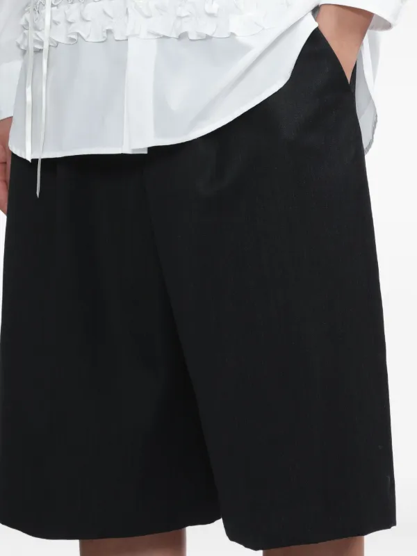Simone Rocha ベルテッド ショートパンツ | ブラック | FARFETCH JP