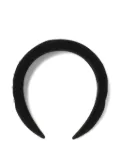Toga embellished velvet headband - Black