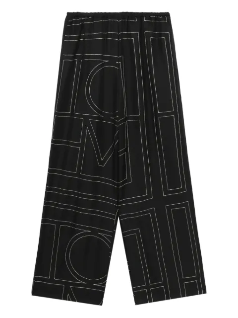 TOTEME monogram geometric trousers