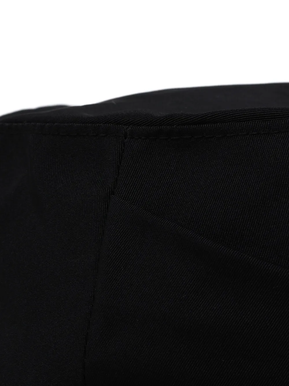 Y's Shimmering Memory-fabric Bucket Hat In Black