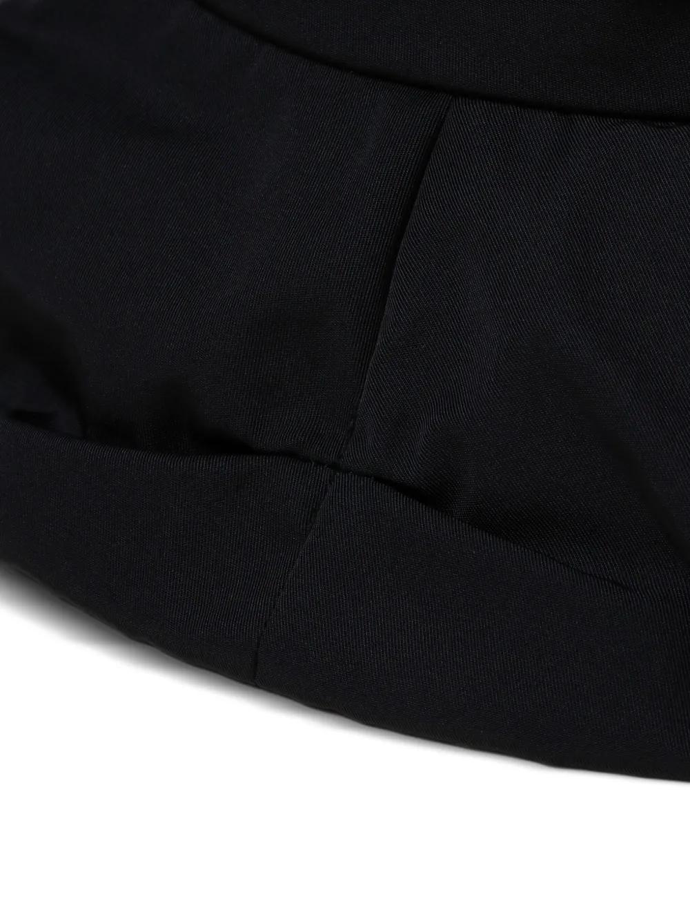 Y's Shimmering Memory-fabric Bucket Hat In Black