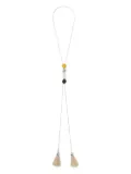 Toga tassel-embellished necklace - Silver