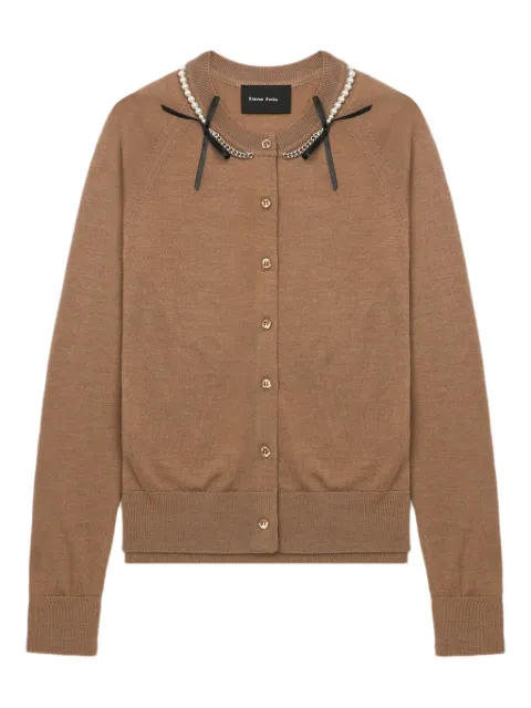 Simone Rocha pearl-embellished cardigan