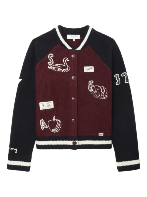 Sea Archer embroidered cardigan