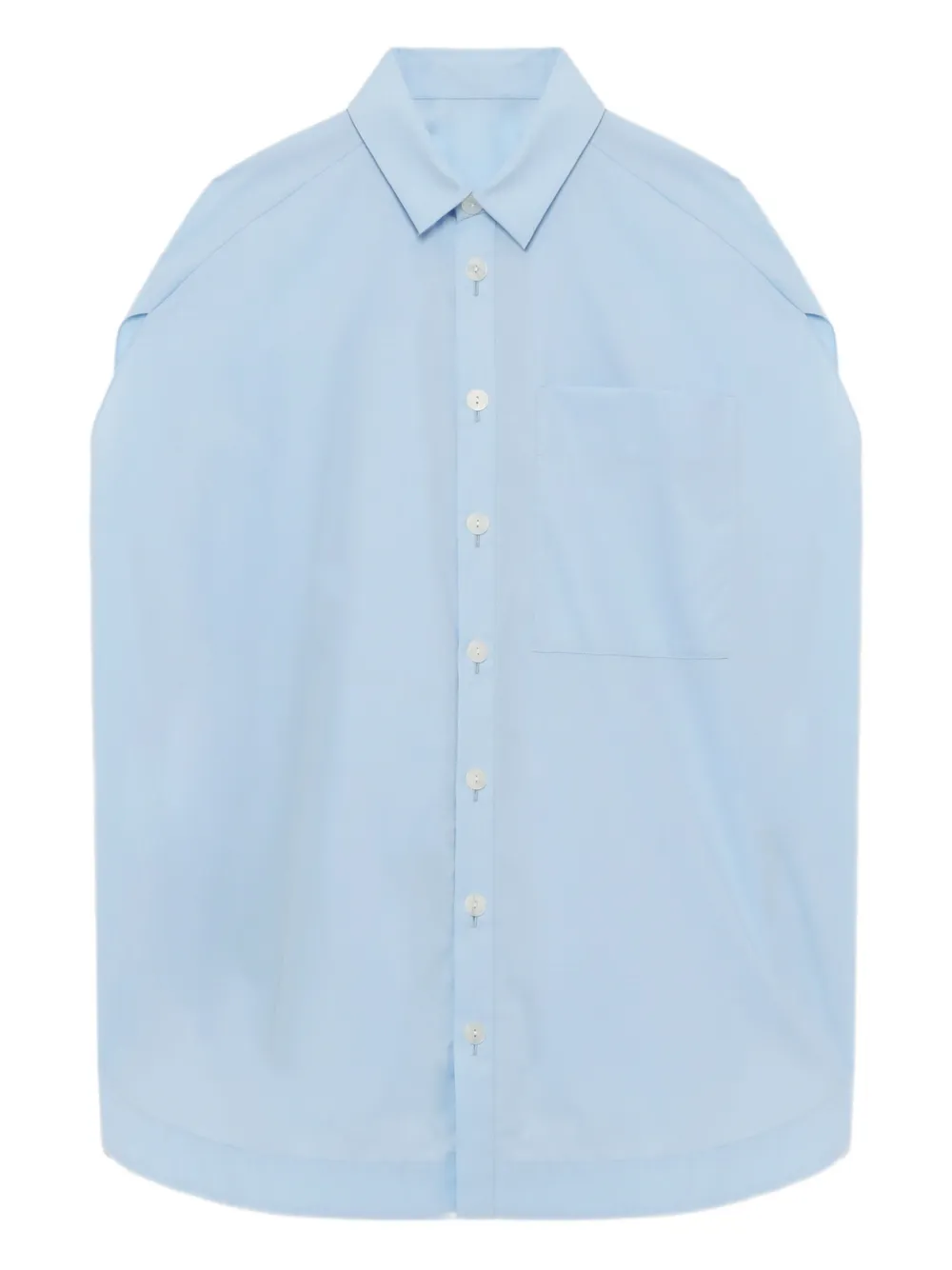 Circle sleeveless shirt
