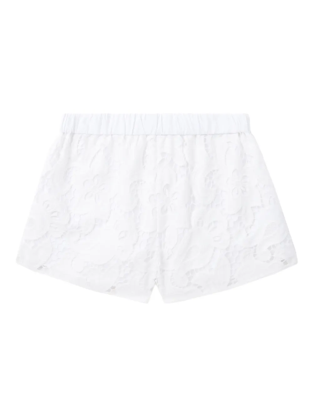 Rag & Bone Amy Elasticated-waist Lace Shorts In White