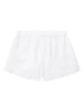 rag & bone Amy elasticated-waist lace shorts - White