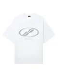 We11done Sporty Sheldon graphic-print T-shirt - White