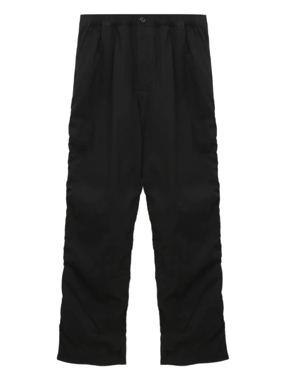 Undercover elastic-waist pocketed straight-leg trousers Zwart