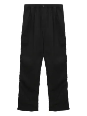 Undercover ジップディテール タックパンツ | ブラック | FARFETCH JP