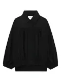 Enföld balloon-sleeve pleated jacket - Black