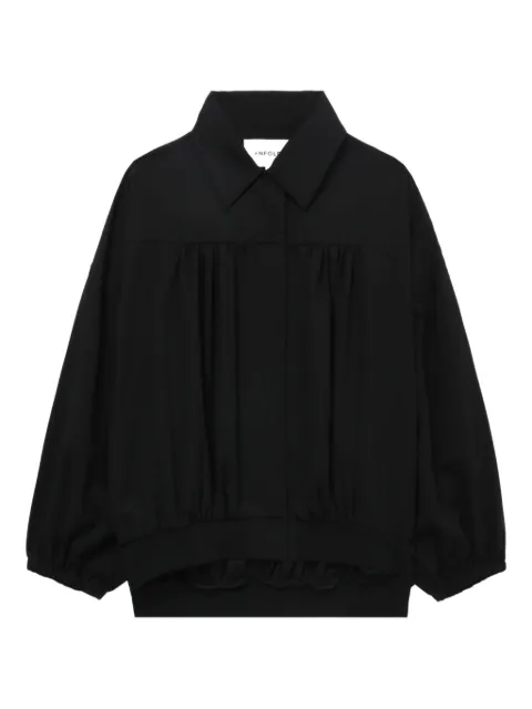 Enföld balloon-sleeve pleated jacket