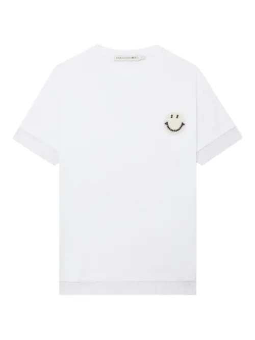 T-shirt bordé de dentelle - Joshua Sanders - Modalova