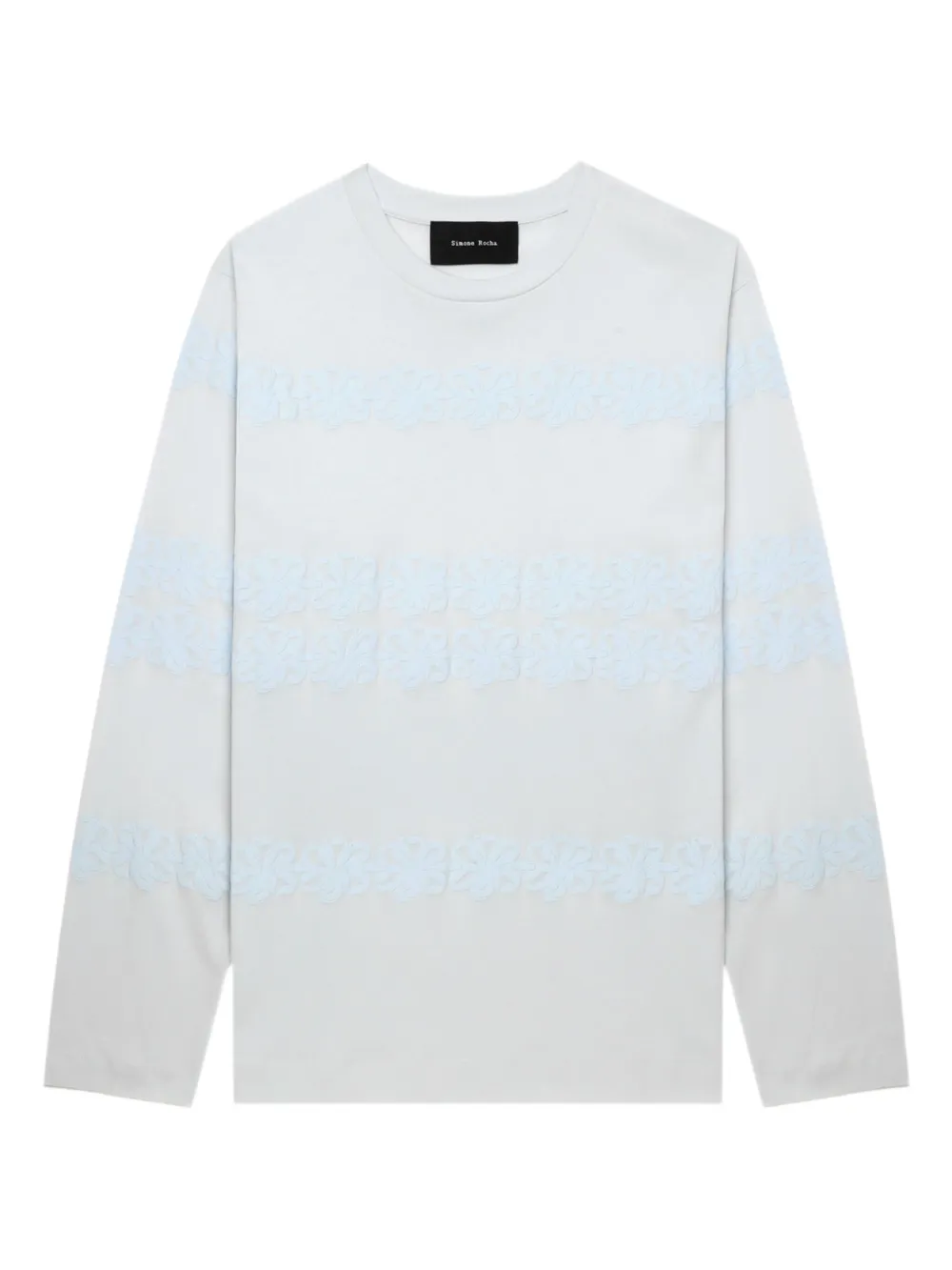 floral-print long-sleeve T-shirt