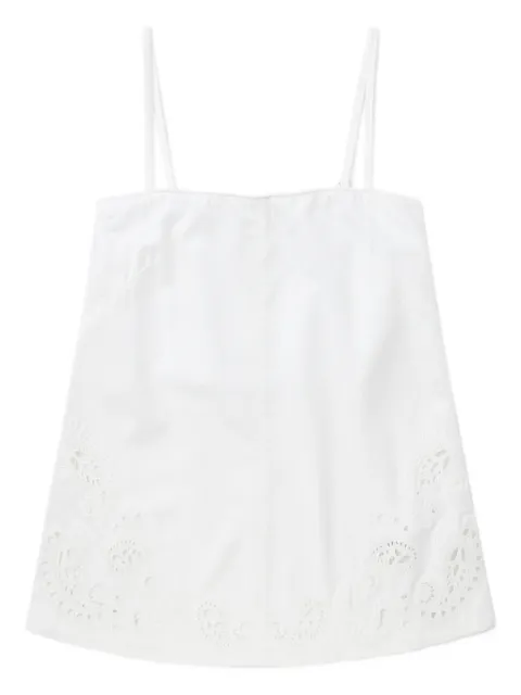 rag & bone eyelet-detail top