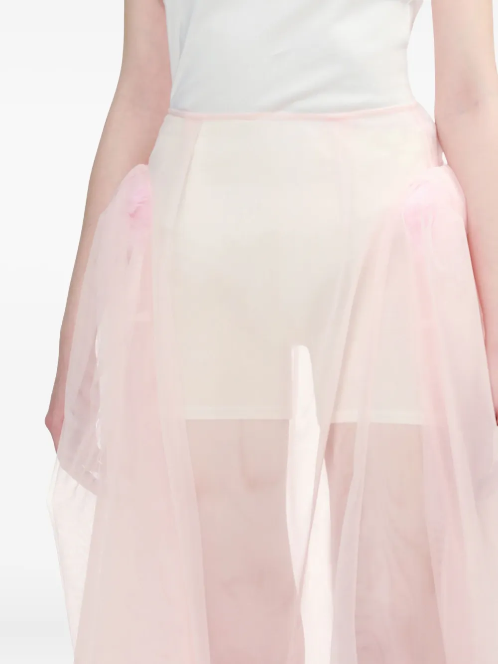 Simone Rocha Doorzichtige rok Roze