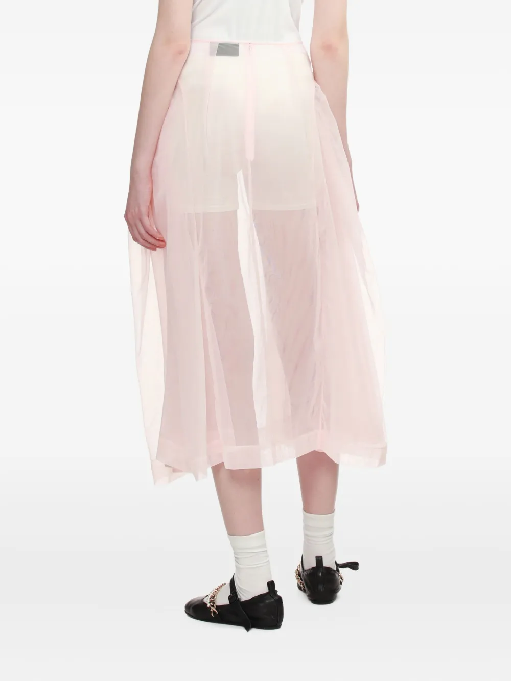 Simone Rocha Doorzichtige rok Roze
