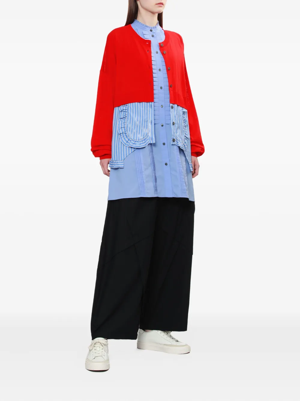 Enföld Geplooide Overhemd - Blauw