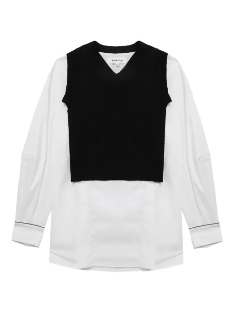 Enföld top con cuello en V