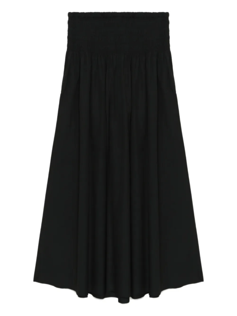 Rag & Bone Blythe Cotton Maxi Skirt In Black