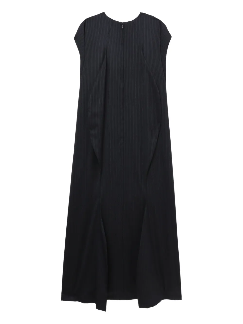 Enföld Pinstripe Midi Dress In Blue