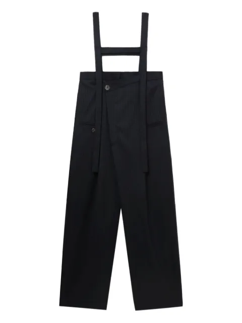 Enföld pinstripe suspender jumpsuit