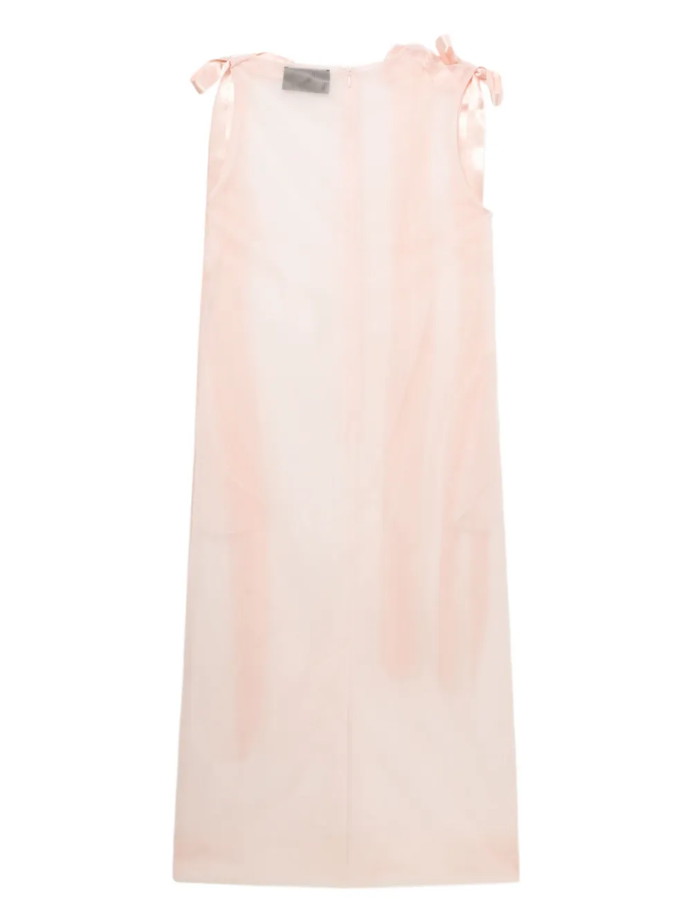 Simone Rocha Midi-jurk met lintkant Roze