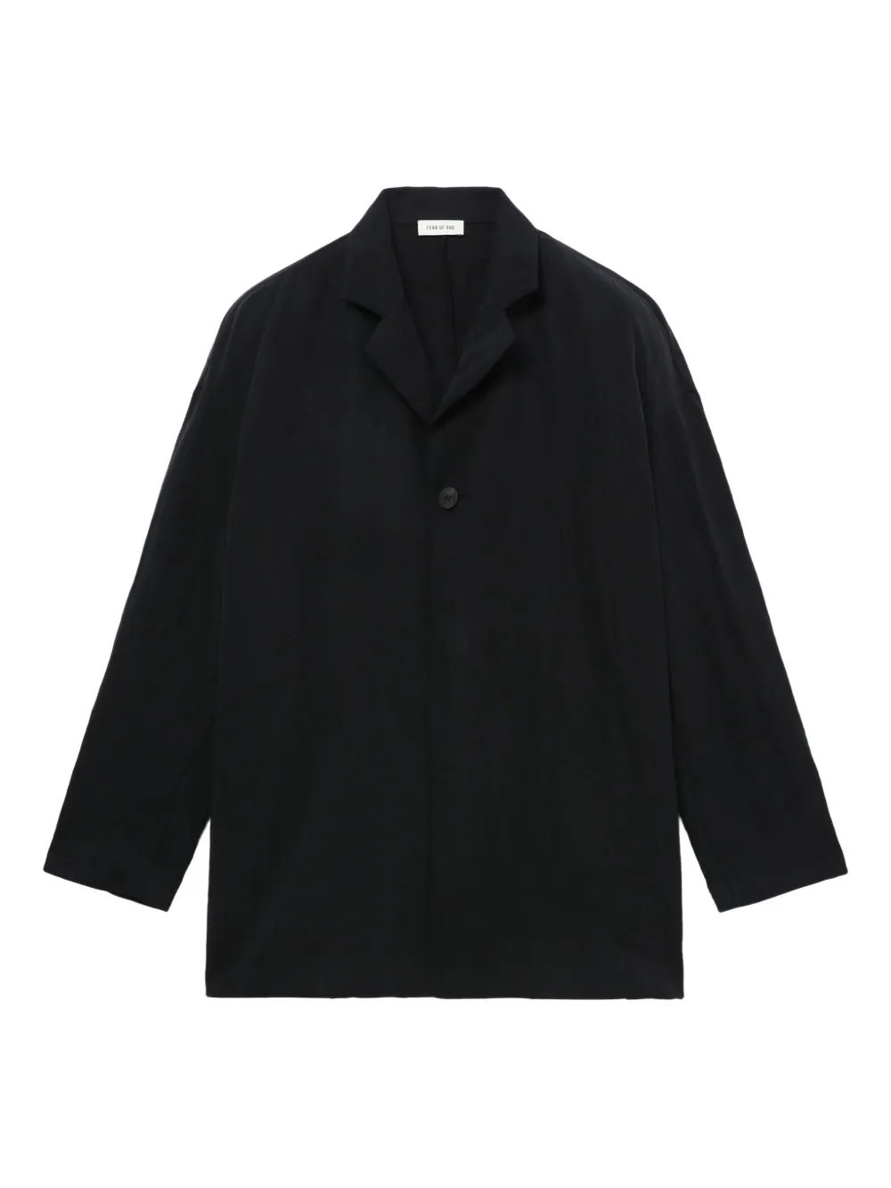 Fear Of God single-button lapels jacket Zwart