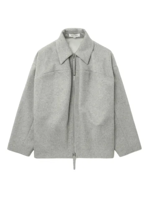 Enföld zip-front collared jacket