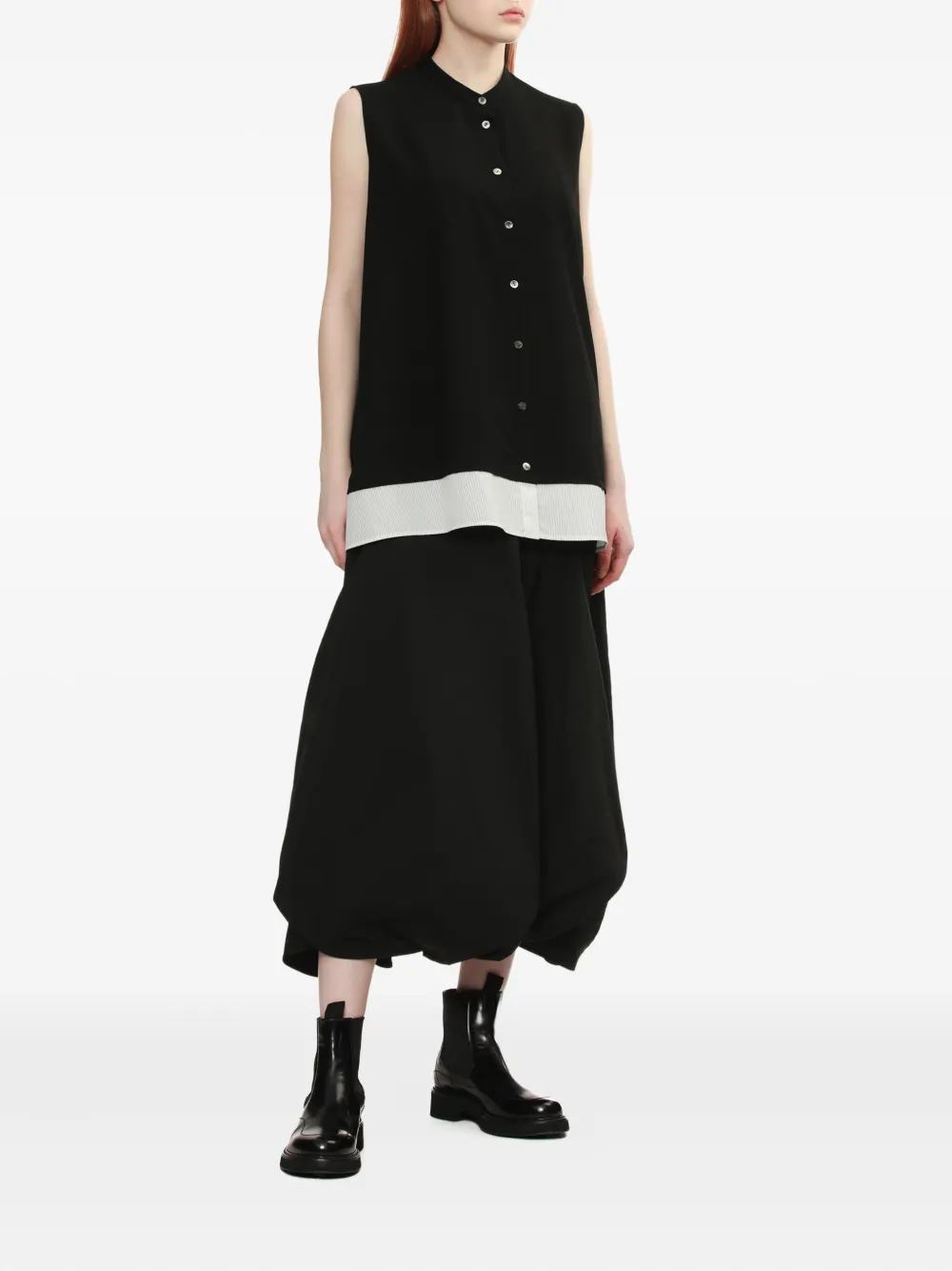 Enföld sleeveless front-button shirt | Shirts | Image 2