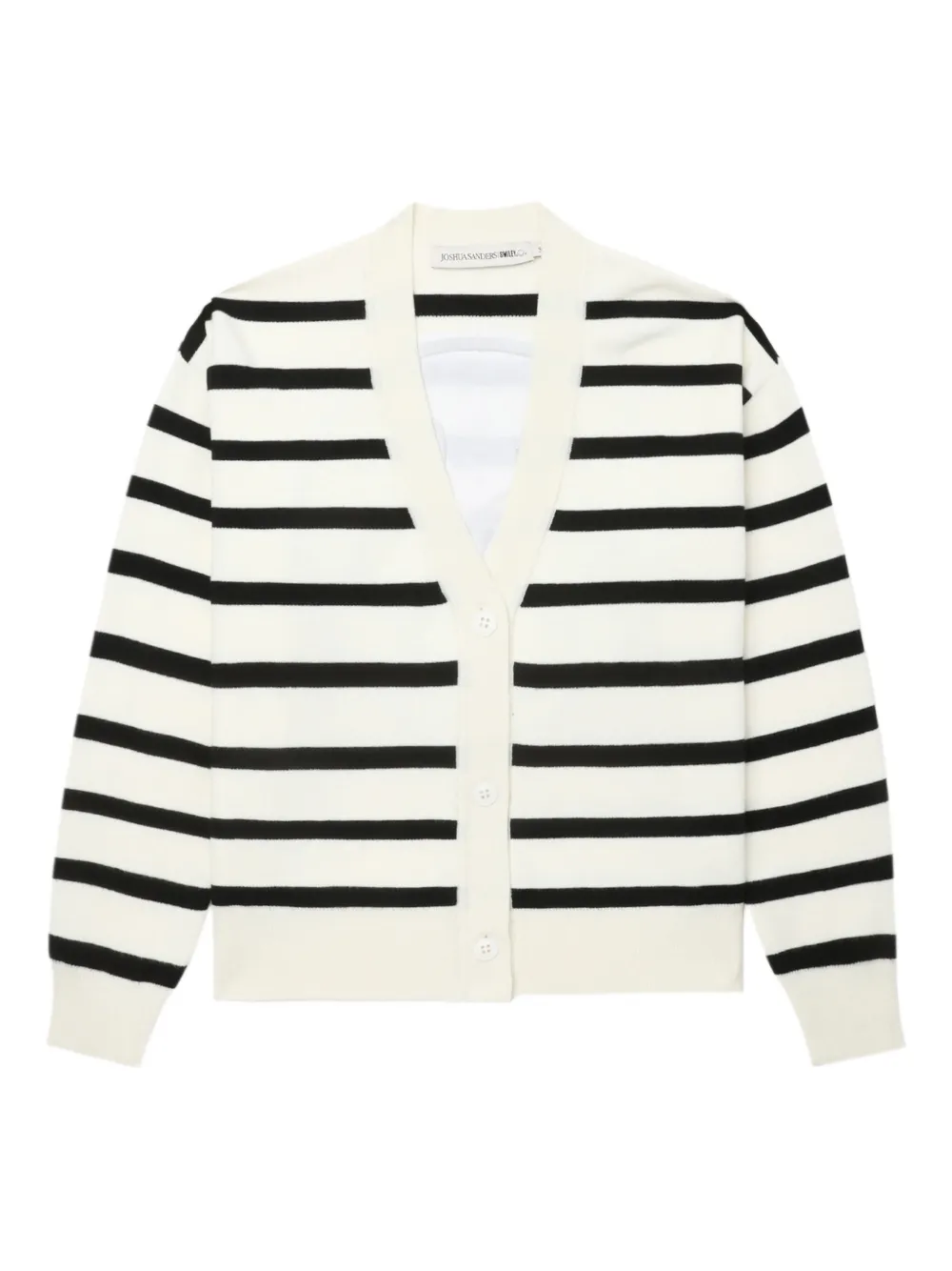 stripe smiley cardigan