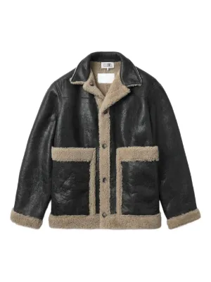 GIORGIO ARMANI ラムレザー　ジャケット Giorgio Armani レザージャケット | ブラック | FARFETCH JP