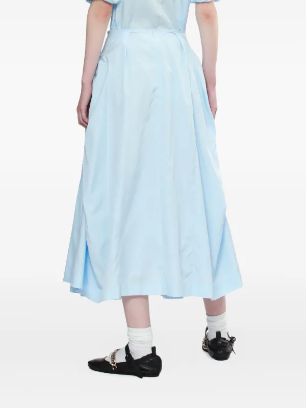 〓Simone Rocha〓 white×blue エンブロイダリー スカート 〓Simone Rocha〓 white×blue エンブロイダリー スカート Simone