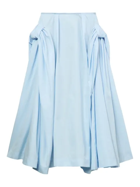 Simone Rocha pleated panelled midi skirt