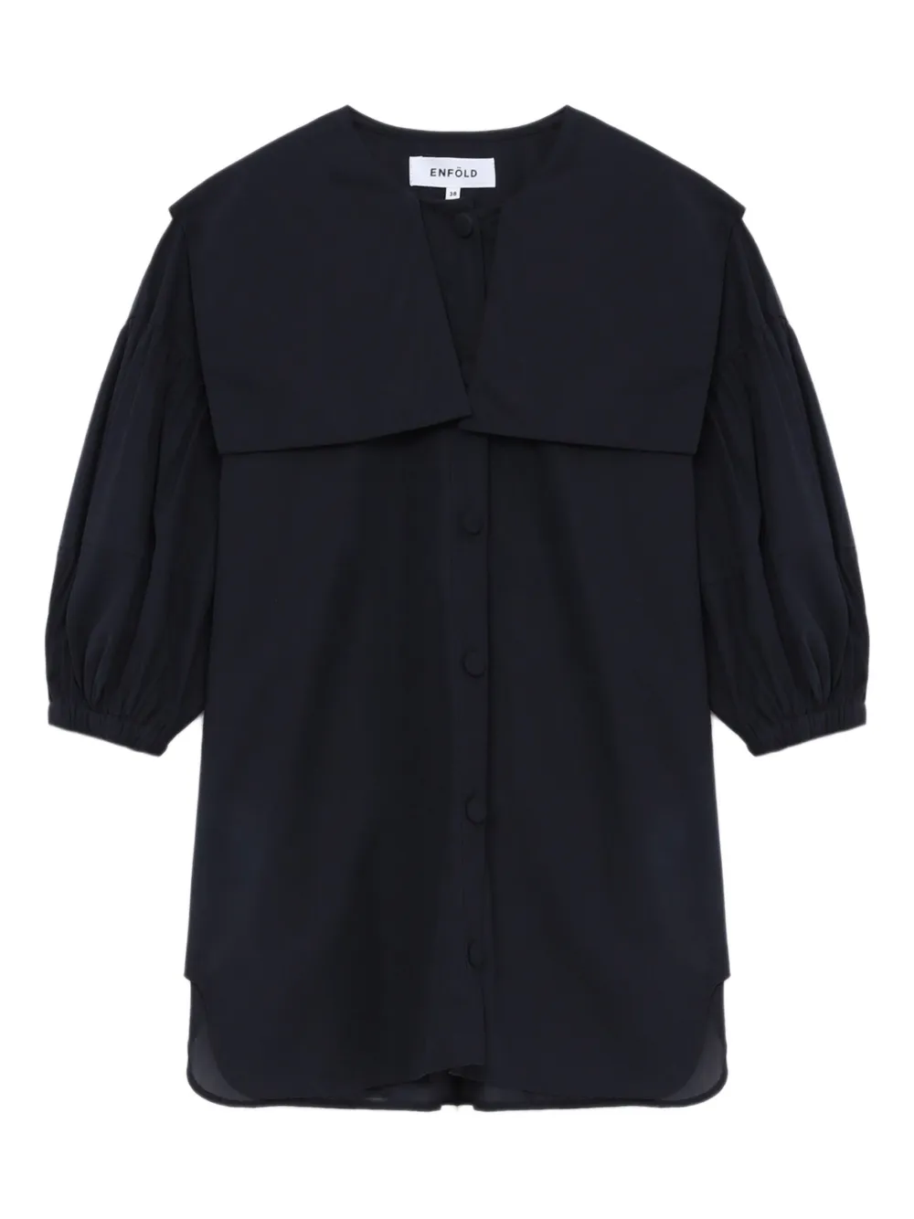 balloon-sleeves shirt