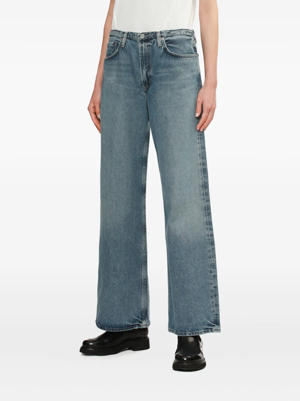 Agolde Cotton Jeans In Blue