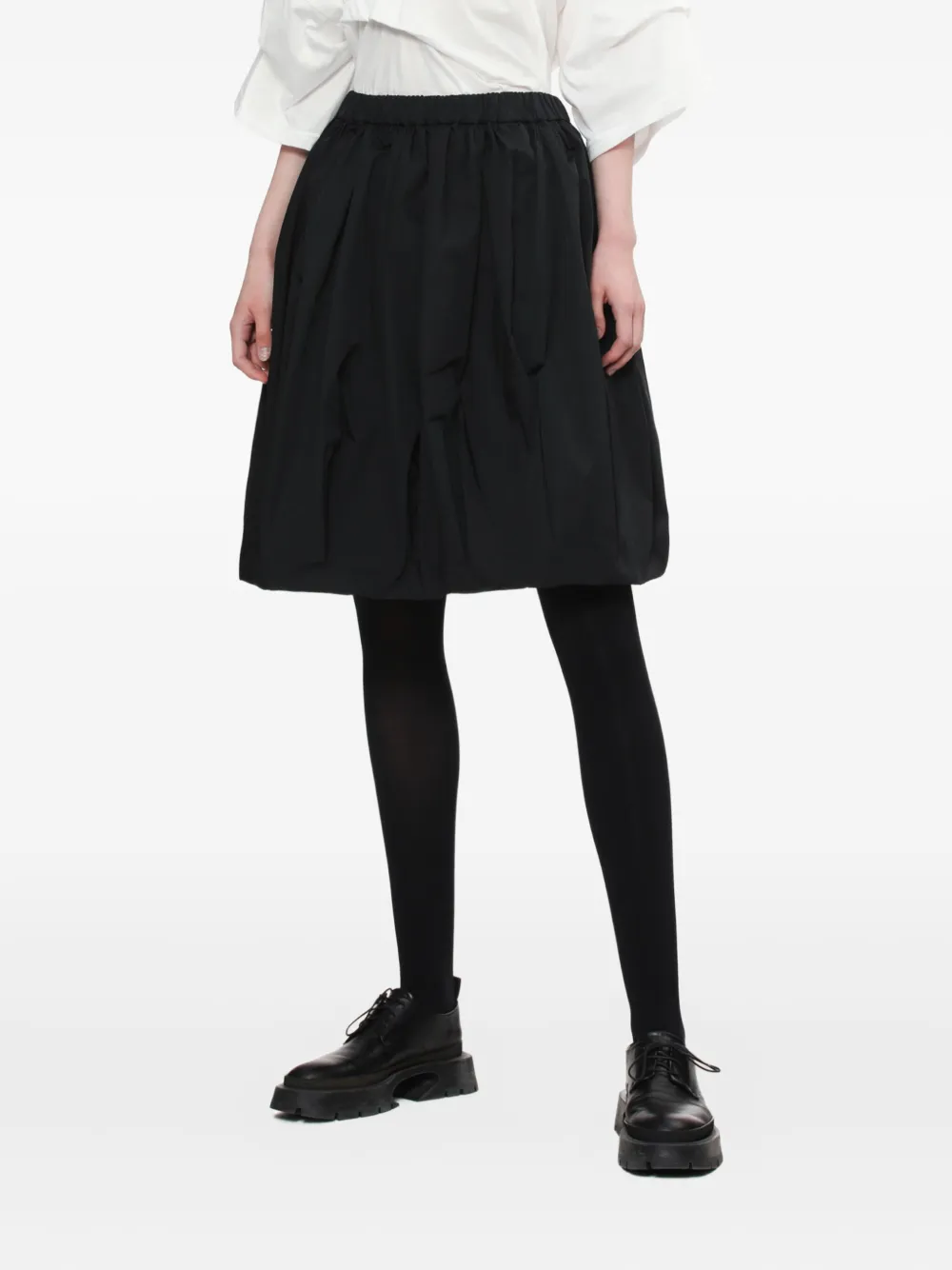 Enföld Elastic-waist Balloon Skirt In Black